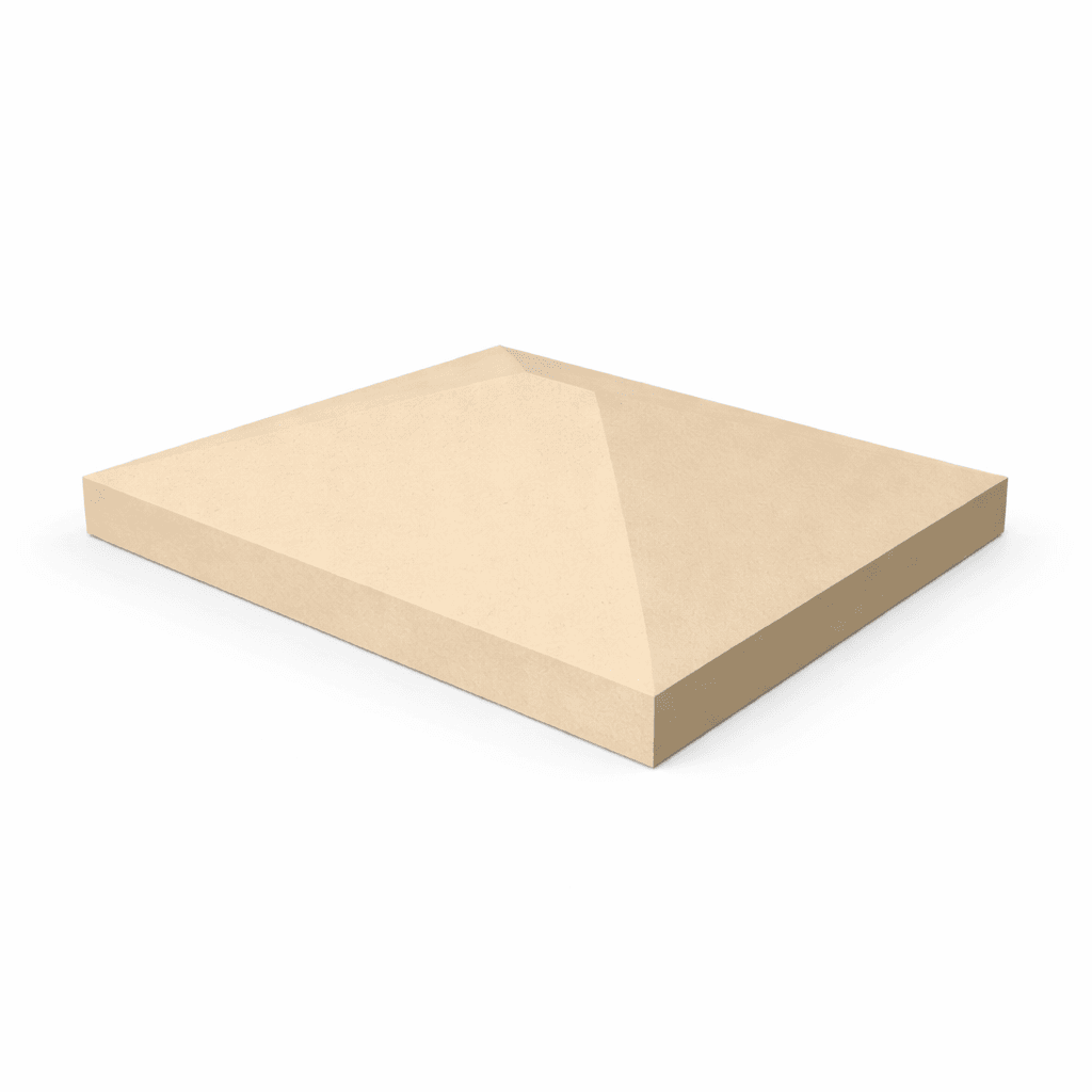 Four Weathered Standard Apex Pier Cap (L) 400mm x (W) 290mm (1.5 x 1 Brick)