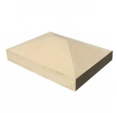 Four Weathered Standard Apex Pier Cap (L) 520mm x (W) 420mm (2 x 1.5 BRICK)